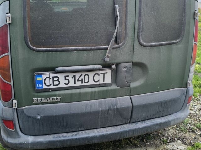 Зеленый Рено Кенгу, объемом двигателя 1.4 л и пробегом 284 тыс. км за 1650 $, фото 3 на Automoto.ua