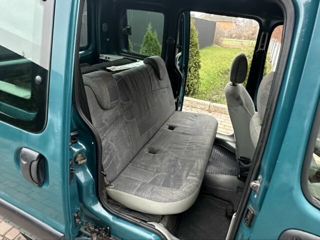 Зеленый Рено Кенгу, объемом двигателя 1.4 л и пробегом 240 тыс. км за 3000 $, фото 21 на Automoto.ua