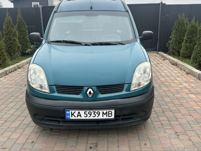 Зеленый Рено Кенгу, объемом двигателя 1.4 л и пробегом 240 тыс. км за 3000 $, фото 1 на Automoto.ua