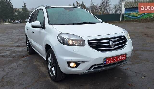 Белый Рено Колеос, объемом двигателя 2 л и пробегом 182 тыс. км за 13300 $, фото 109 на Automoto.ua