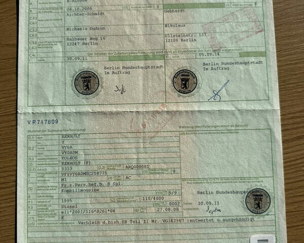 Чорний Рено Колеос, об'ємом двигуна 2 л та пробігом 200 тис. км за 6950 $, фото 6 на Automoto.ua