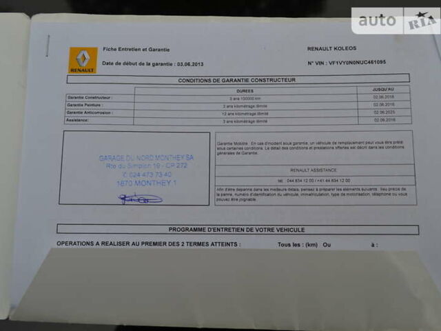 Чорний Рено Колеос, об'ємом двигуна 2.5 л та пробігом 166 тис. км за 12700 $, фото 49 на Automoto.ua