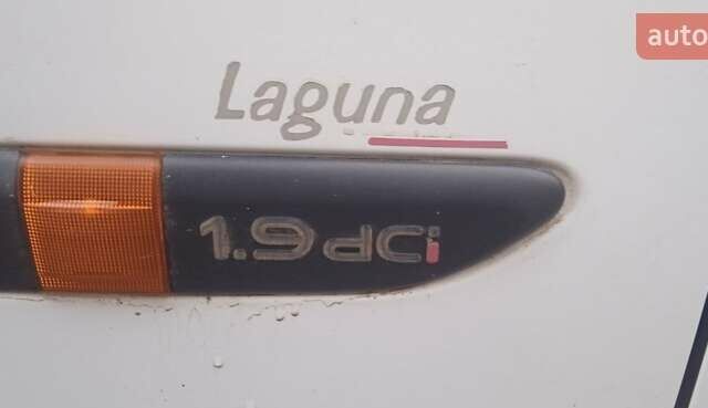 Білий Рено Лагуна, об'ємом двигуна 1.9 л та пробігом 65 тис. км за 800 $, фото 1 на Automoto.ua