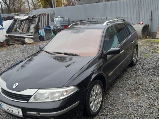 Черный Рено Лагуна, объемом двигателя 2 л и пробегом 420 тыс. км за 1800 $, фото 2 на Automoto.ua