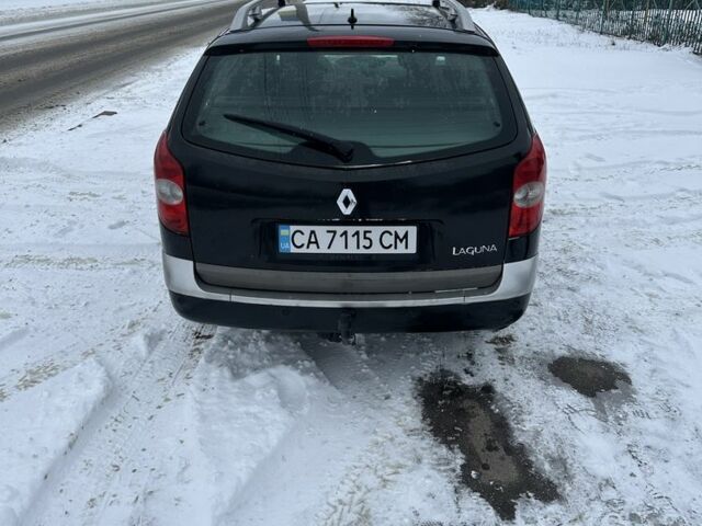 Черный Рено Лагуна, объемом двигателя 1.8 л и пробегом 260 тыс. км за 3900 $, фото 3 на Automoto.ua