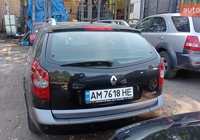Черный Рено Лагуна, объемом двигателя 2.19 л и пробегом 264 тыс. км за 3850 $, фото 7 на Automoto.ua