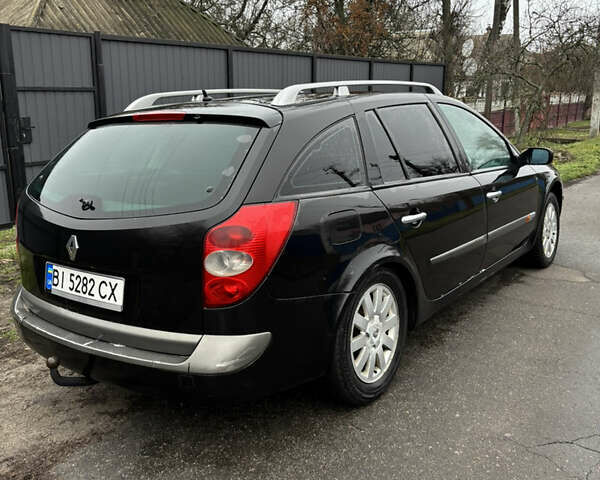 Черный Рено Лагуна, объемом двигателя 2 л и пробегом 430 тыс. км за 2300 $, фото 3 на Automoto.ua