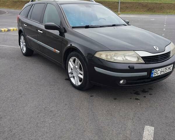 Черный Рено Лагуна, объемом двигателя 2 л и пробегом 327 тыс. км за 3500 $, фото 1 на Automoto.ua