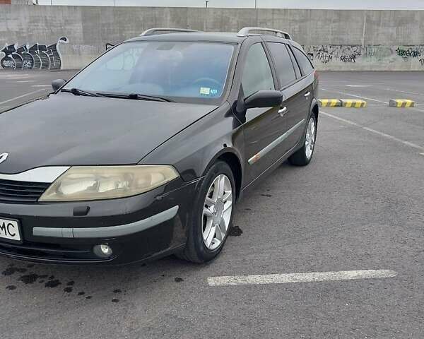 Черный Рено Лагуна, объемом двигателя 2 л и пробегом 327 тыс. км за 3500 $, фото 3 на Automoto.ua