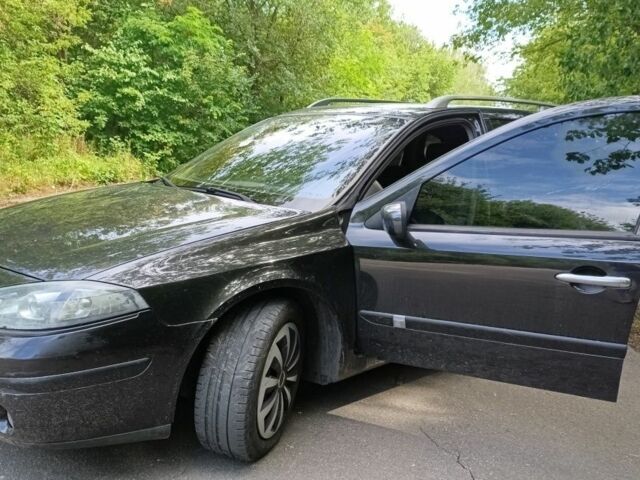 Черный Рено Лагуна, объемом двигателя 2 л и пробегом 276 тыс. км за 5100 $, фото 3 на Automoto.ua