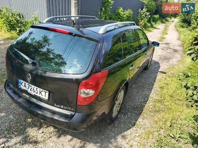 Черный Рено Лагуна, объемом двигателя 2 л и пробегом 260 тыс. км за 5000 $, фото 3 на Automoto.ua