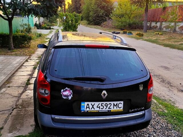 Черный Рено Лагуна, объемом двигателя 2 л и пробегом 222 тыс. км за 4400 $, фото 4 на Automoto.ua