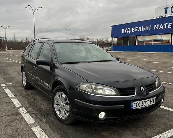 Черный Рено Лагуна, объемом двигателя 1.9 л и пробегом 293 тыс. км за 4500 $, фото 1 на Automoto.ua