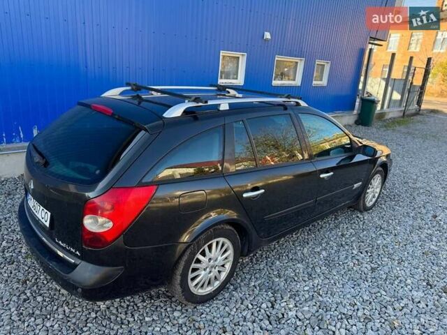 Черный Рено Лагуна, объемом двигателя 1.9 л и пробегом 220 тыс. км за 3700 $, фото 2 на Automoto.ua