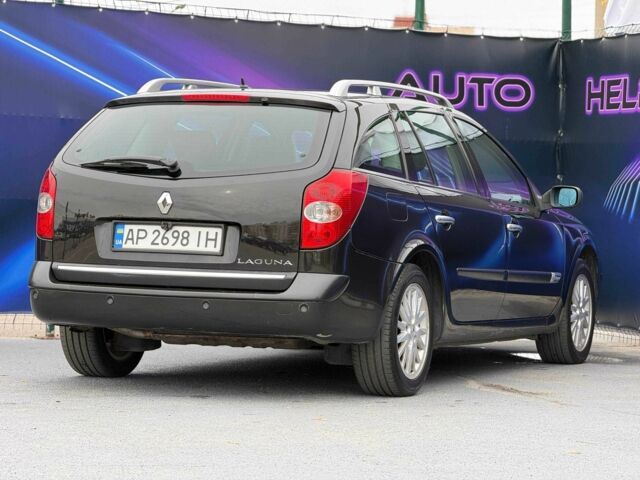 Черный Рено Лагуна, объемом двигателя 2 л и пробегом 168 тыс. км за 5799 $, фото 6 на Automoto.ua