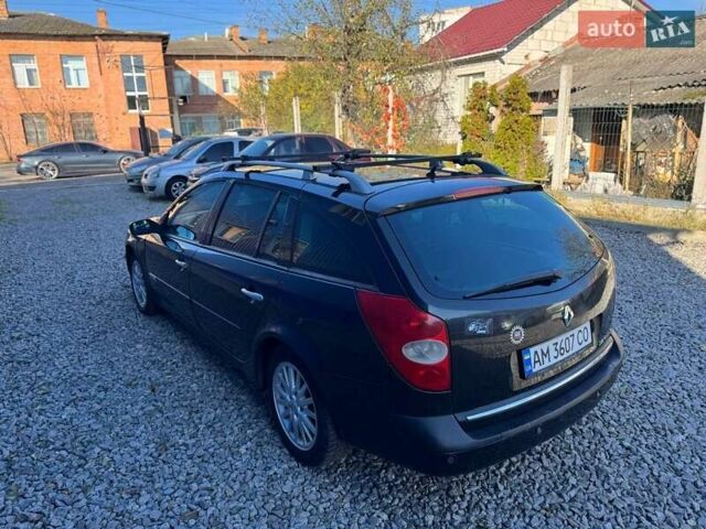 Черный Рено Лагуна, объемом двигателя 1.9 л и пробегом 220 тыс. км за 3700 $, фото 4 на Automoto.ua