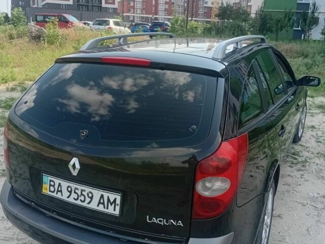 Черный Рено Лагуна, объемом двигателя 2 л и пробегом 140 тыс. км за 5000 $, фото 3 на Automoto.ua