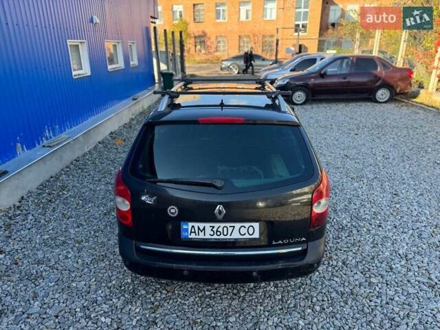 Черный Рено Лагуна, объемом двигателя 1.9 л и пробегом 220 тыс. км за 3700 $, фото 7 на Automoto.ua