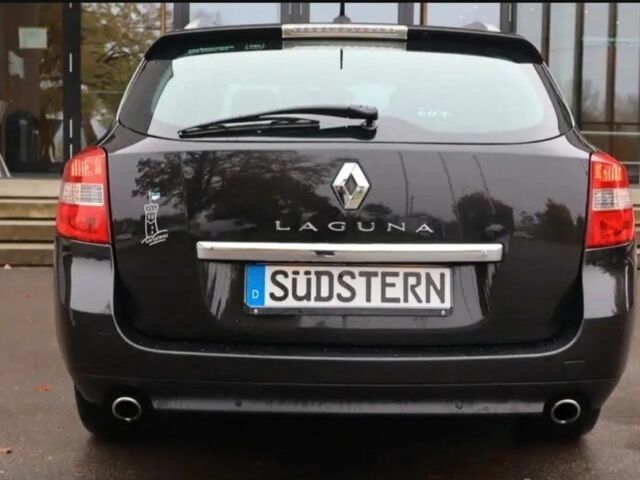 Черный Рено Лагуна, объемом двигателя 2 л и пробегом 170 тыс. км за 4063 $, фото 4 на Automoto.ua