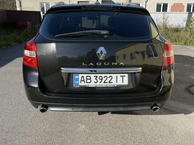 Черный Рено Лагуна, объемом двигателя 2 л и пробегом 276 тыс. км за 7700 $, фото 1 на Automoto.ua