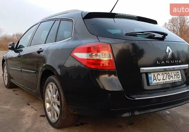 Черный Рено Лагуна, объемом двигателя 1.5 л и пробегом 281 тыс. км за 6200 $, фото 7 на Automoto.ua