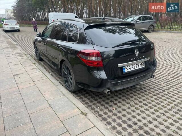 Черный Рено Лагуна, объемом двигателя 2 л и пробегом 315 тыс. км за 10100 $, фото 5 на Automoto.ua