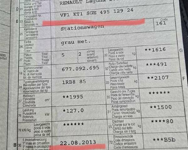 Коричневый Рено Лагуна, объемом двигателя 2 л и пробегом 210 тыс. км за 9499 $, фото 8 на Automoto.ua