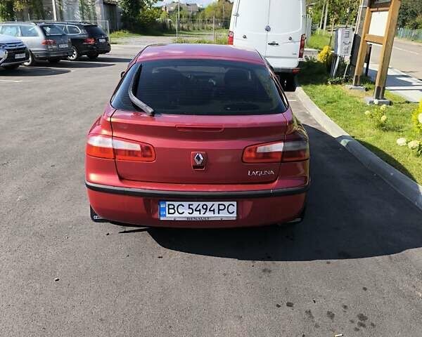 Рено Лагуна 2002 в Дрогобыче на Automoto.ua Красный Рено Лагуна, объемом двигателя 1.8 л и пробегом 275 тыс. км за 3399 $, фото 5 на Automoto.ua