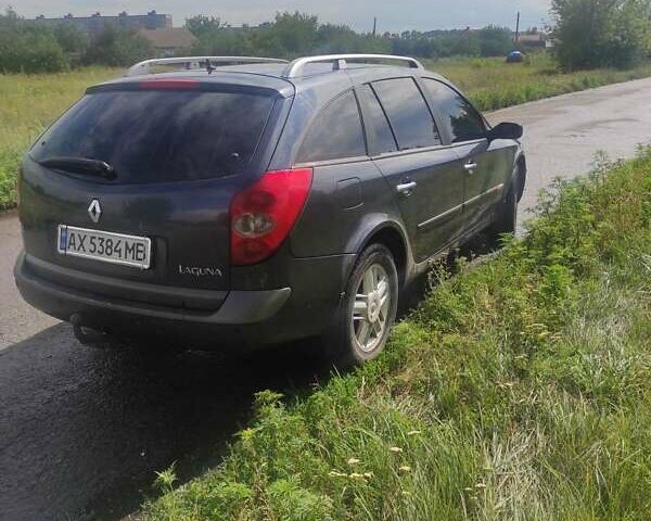 Серый Рено Лагуна, объемом двигателя 3 л и пробегом 230 тыс. км за 4700 $, фото 1 на Automoto.ua