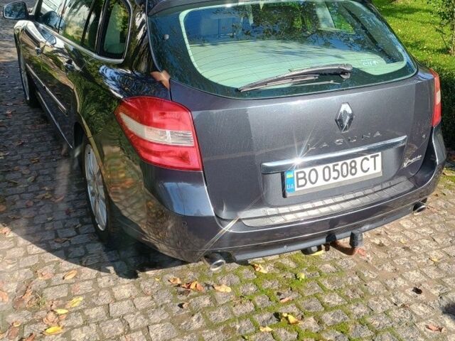 Серый Рено Лагуна, объемом двигателя 2 л и пробегом 245 тыс. км за 6900 $, фото 1 на Automoto.ua