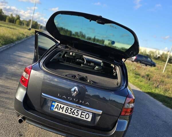 Сірий Рено Лагуна, об'ємом двигуна 2 л та пробігом 283 тис. км за 9376 $, фото 13 на Automoto.ua