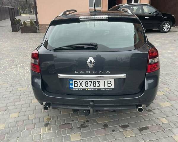 Серый Рено Лагуна, объемом двигателя 2 л и пробегом 225 тыс. км за 9500 $, фото 3 на Automoto.ua