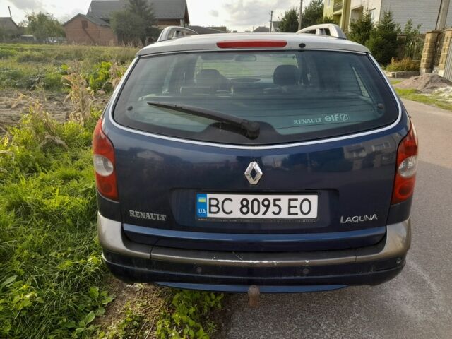Синий Рено Лагуна, объемом двигателя 1.9 л и пробегом 203 тыс. км за 2799 $, фото 7 на Automoto.ua