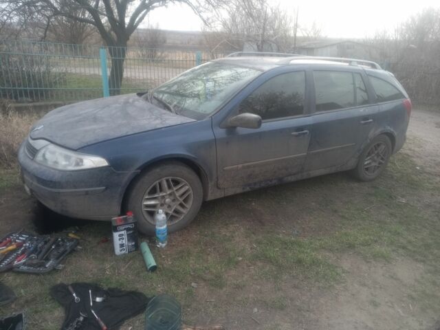 Синій Рено Лагуна, об'ємом двигуна 1.9 л та пробігом 100 тис. км за 1000 $, фото 4 на Automoto.ua