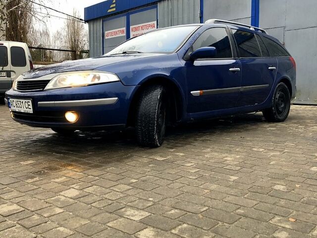 Синий Рено Лагуна, объемом двигателя 1.9 л и пробегом 395 тыс. км за 2800 $, фото 2 на Automoto.ua
