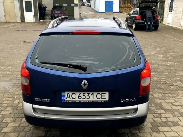 Синий Рено Лагуна, объемом двигателя 1.9 л и пробегом 395 тыс. км за 2800 $, фото 3 на Automoto.ua