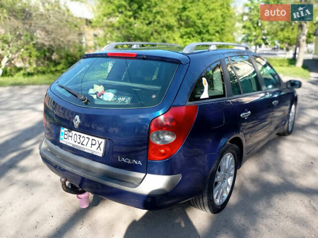 Синий Рено Лагуна, объемом двигателя 1.9 л и пробегом 320 тыс. км за 4000 $, фото 4 на Automoto.ua