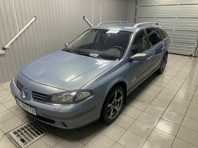 Синій Рено Лагуна, об'ємом двигуна 2 л та пробігом 295 тис. км за 3682 $, фото 2 на Automoto.ua