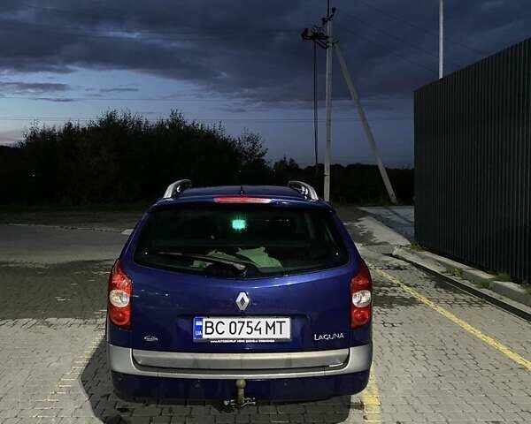 Синій Рено Лагуна, об'ємом двигуна 2 л та пробігом 239 тис. км за 4800 $, фото 1 на Automoto.ua