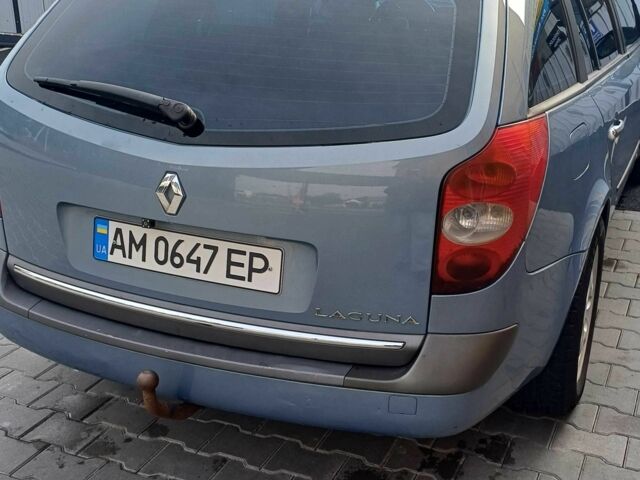 Синий Рено Лагуна, объемом двигателя 2 л и пробегом 322 тыс. км за 4300 $, фото 10 на Automoto.ua