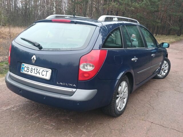 Синий Рено Лагуна, объемом двигателя 1.6 л и пробегом 272 тыс. км за 3500 $, фото 2 на Automoto.ua