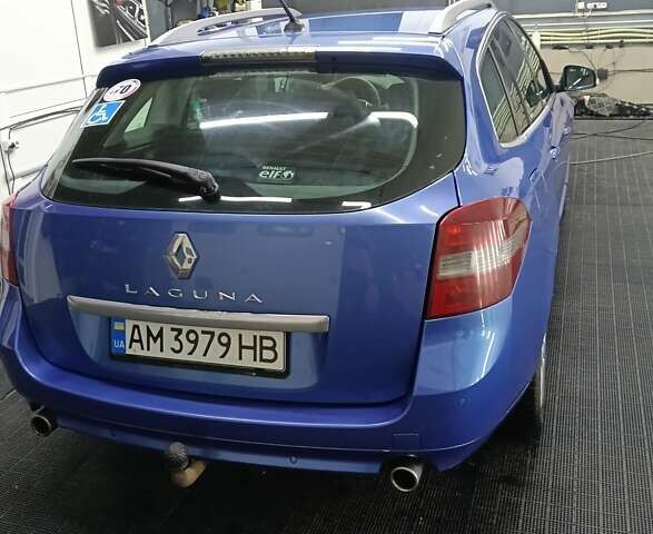 Синій Рено Лагуна, об'ємом двигуна 2 л та пробігом 306 тис. км за 6700 $, фото 3 на Automoto.ua