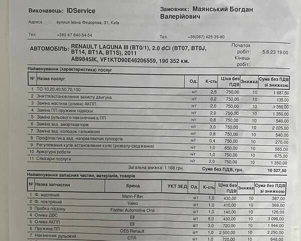 Синий Рено Лагуна, объемом двигателя 2 л и пробегом 197 тыс. км за 10800 $, фото 64 на Automoto.ua