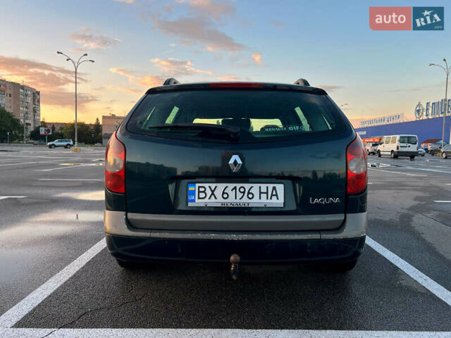 Зеленый Рено Лагуна, объемом двигателя 1.9 л и пробегом 328 тыс. км за 3500 $, фото 4 на Automoto.ua