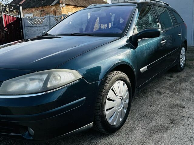 Зеленый Рено Лагуна, объемом двигателя 2 л и пробегом 200 тыс. км за 4250 $, фото 1 на Automoto.ua