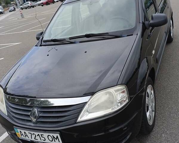 Черный Рено Логан МСВ, объемом двигателя 1.6 л и пробегом 186 тыс. км за 5300 $, фото 3 на Automoto.ua