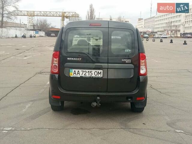 Черный Рено Логан МСВ, объемом двигателя 1.6 л и пробегом 176 тыс. км за 5200 $, фото 8 на Automoto.ua