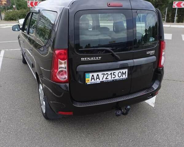 Черный Рено Логан МСВ, объемом двигателя 1.6 л и пробегом 186 тыс. км за 5300 $, фото 5 на Automoto.ua