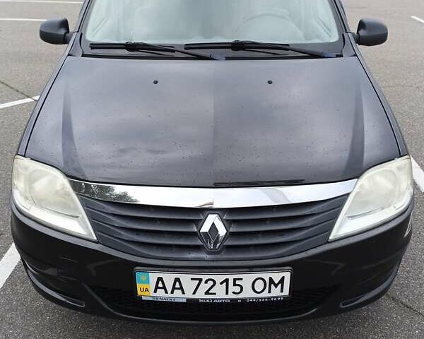 Черный Рено Логан МСВ, объемом двигателя 1.6 л и пробегом 186 тыс. км за 5300 $, фото 2 на Automoto.ua