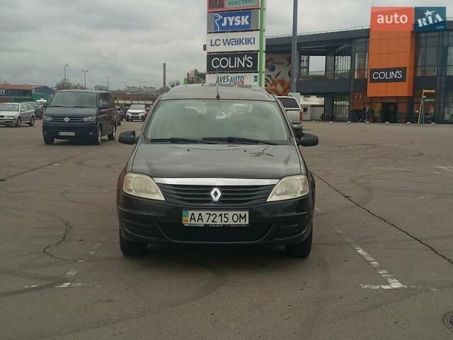 Черный Рено Логан МСВ, объемом двигателя 1.6 л и пробегом 176 тыс. км за 5200 $, фото 3 на Automoto.ua